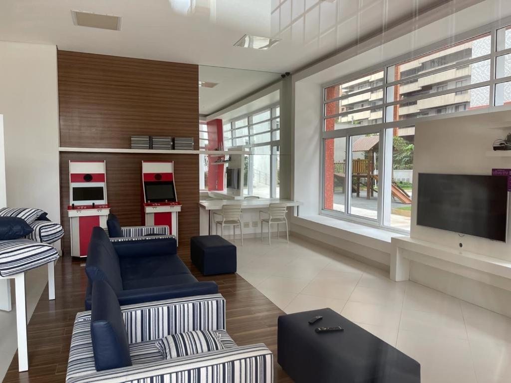 Lindo Apartamento A 50 Metros Da Praia Guaruja Luaran gambar